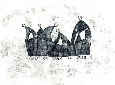 Illustration intérieure de Avec ou sans papiers — 1