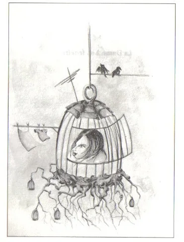 Illustration intérieure de La dame à sa fenêtre — 1