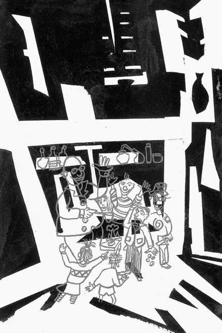 Illustration intérieure de La valse des pantins — 2