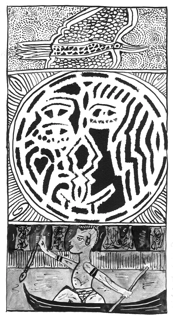 Illustration intérieure de Le fils du caïman — 1