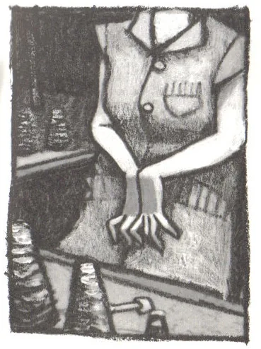 Illustration intérieure de Les mains bleues — 3